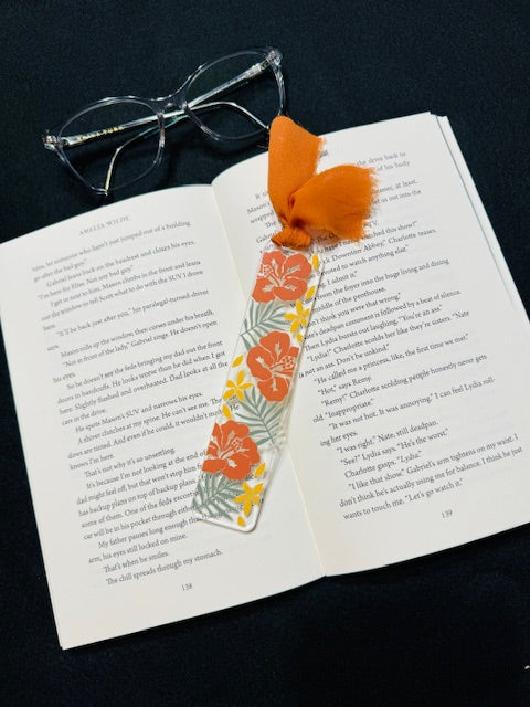Tropical Hibiscus Bookmark