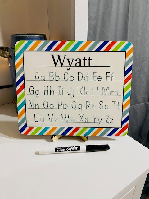 Dry Erase Letter Tracing