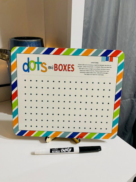 Dry Erase Dots and Boxes